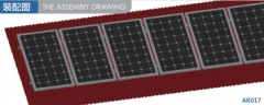 Tiled roof rack